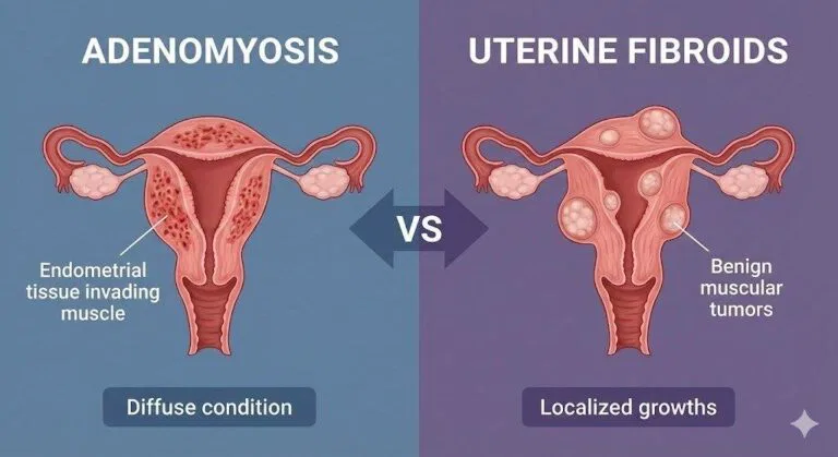 Adenomyosis vs Uterine Fibroids